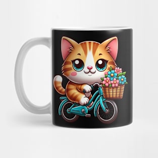 Cycling Cat Cutie: Pedaling Through Purr-fection Mug